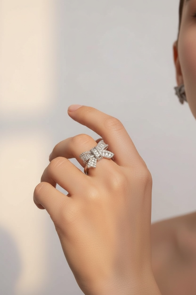 Orecchini Flake small baguette