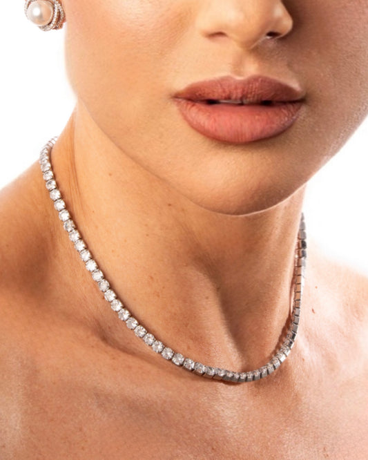 Collana tennis Malva
