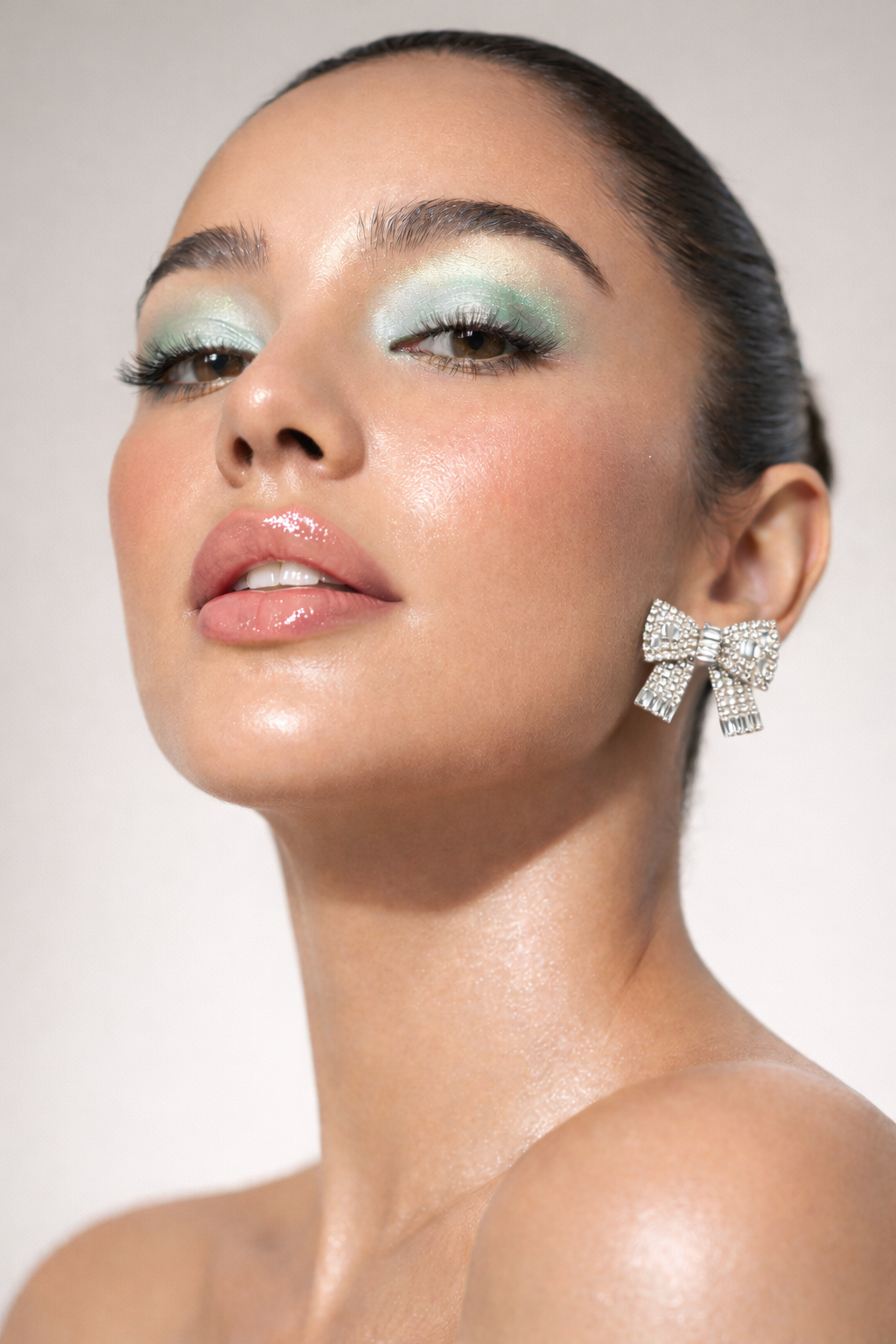 Orecchini Flake baguette